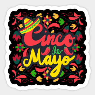 Happy Cinco De Mayo Sticker